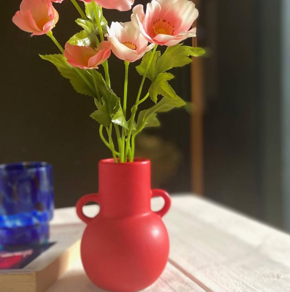 All The Curves Small Vases In Red | Vases Home Accessories Vases