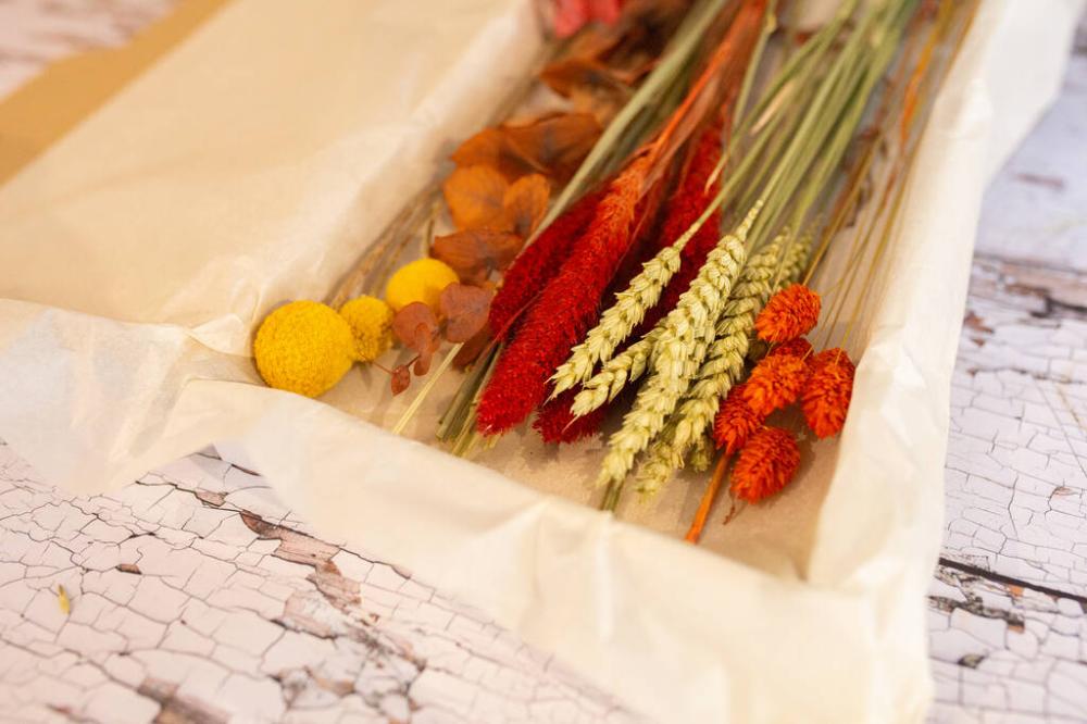 Autumn Dried Letterbox Flowers | Dried flowers Dried flowers Dried flowers