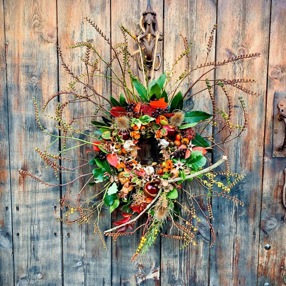 Autumnal Fresh Wreath | Floral wreaths Floral wreaths Floral wreaths