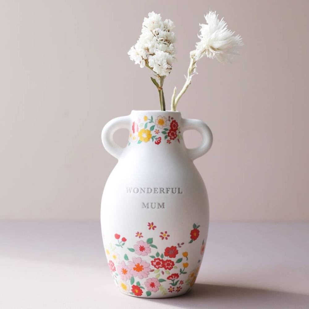 Ceramic Wonderful Mum Floral Vase | Vases Home Accessories Vases