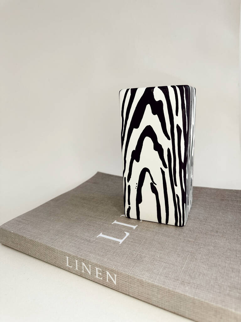 Ceramic Zebra Vase | Vases Home Accessories Vases