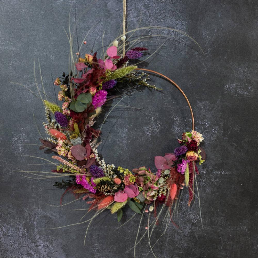 Dried Flower Decorative Hoop | Floral wreaths Floral wreaths Floral wreaths