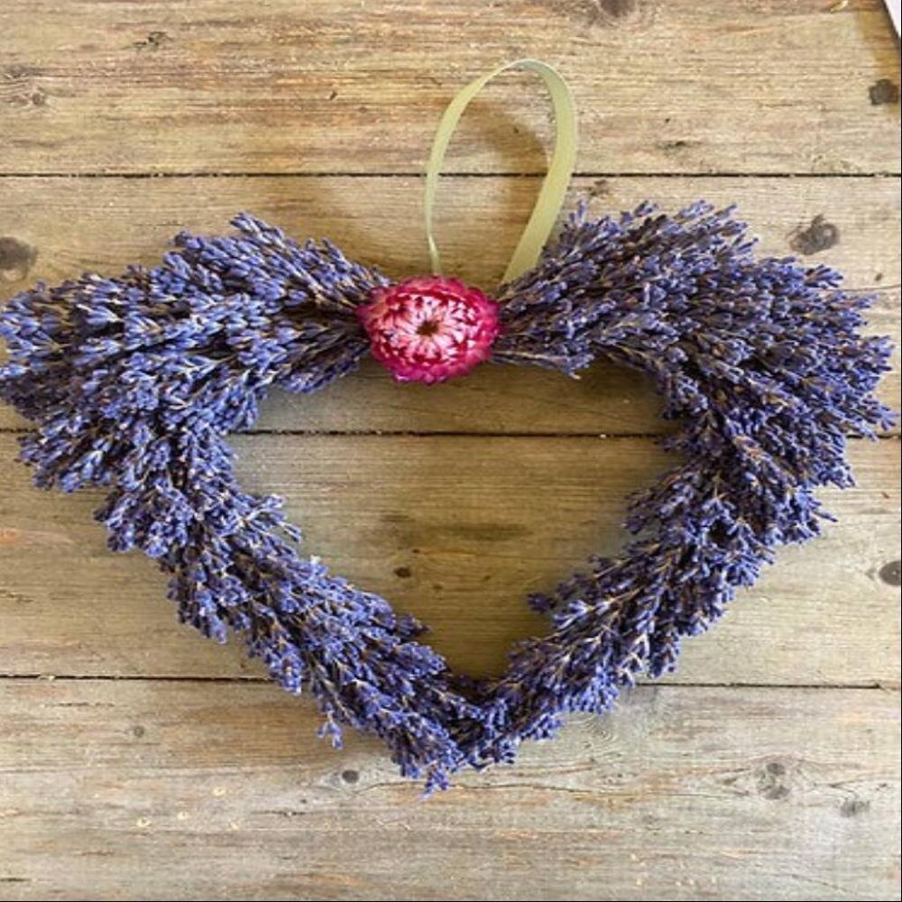 Dried Lavender And Helichrysum Wreath | Floral wreaths Floral wreaths Floral wreaths