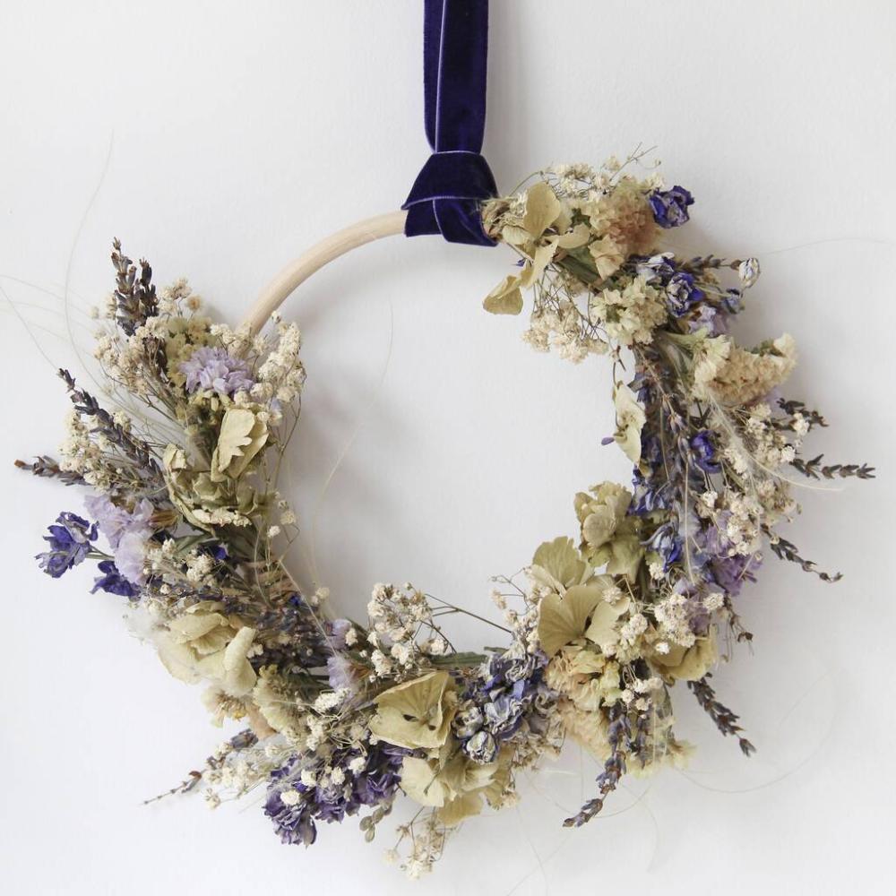 ‘Summer Blues’ Luxury Dried Flower Wreath | Dried flowers Dried flowers Dried flowers