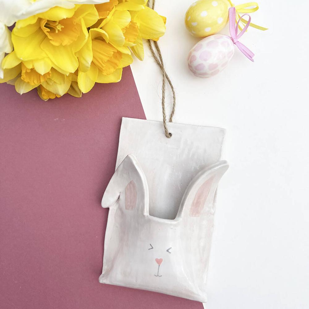 Easter Bunny Hanging Vase | Vases Home Accessories Vases