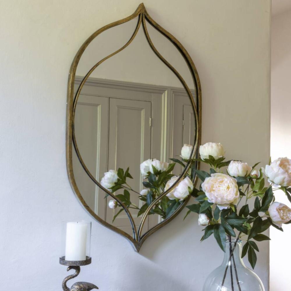 Elegant Metal Ornate Mirror | Mirrors Home Accessories Mirrors