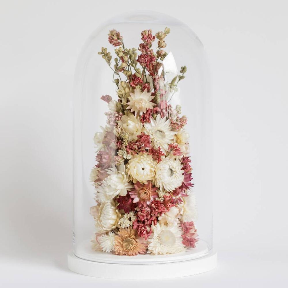 Flower Dome Mother Of Pearls | Dried flowers Dried flowers Dried flowers