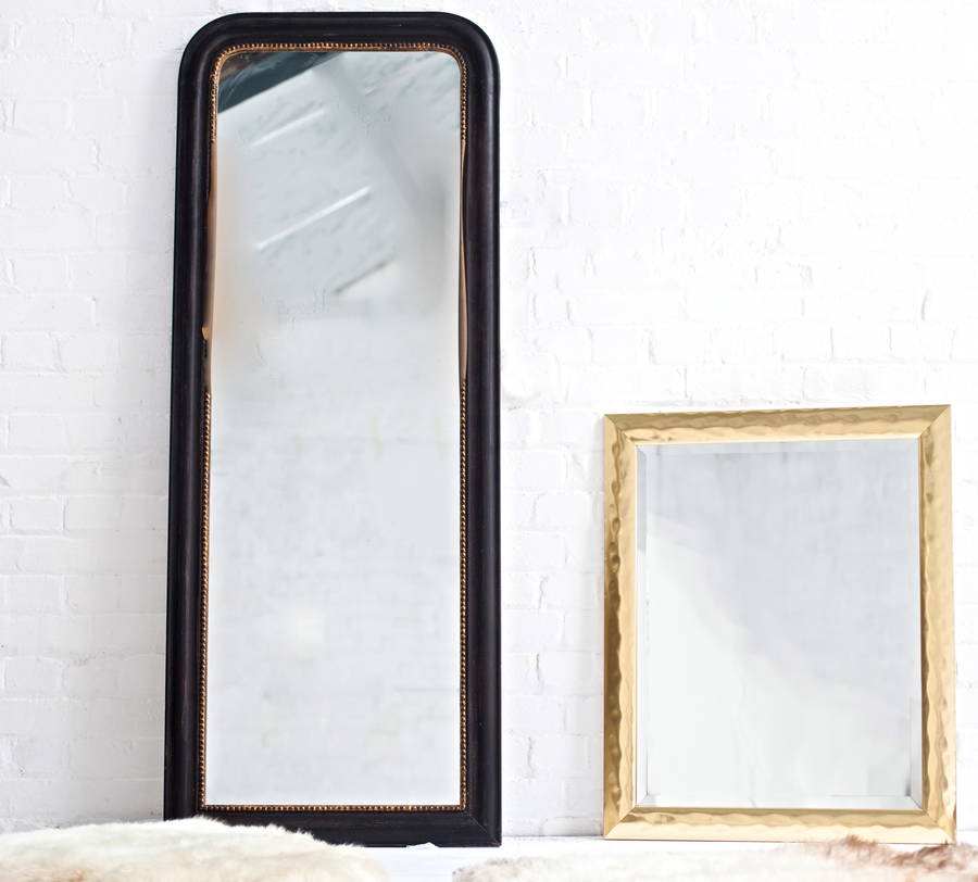 Gold Edged Full Length Vintage Mirror | Mirrors Home Accessories Mirrors