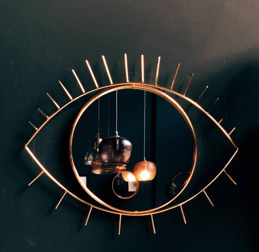 Gold Eye Wall Mirror | Mirrors Home Accessories Mirrors