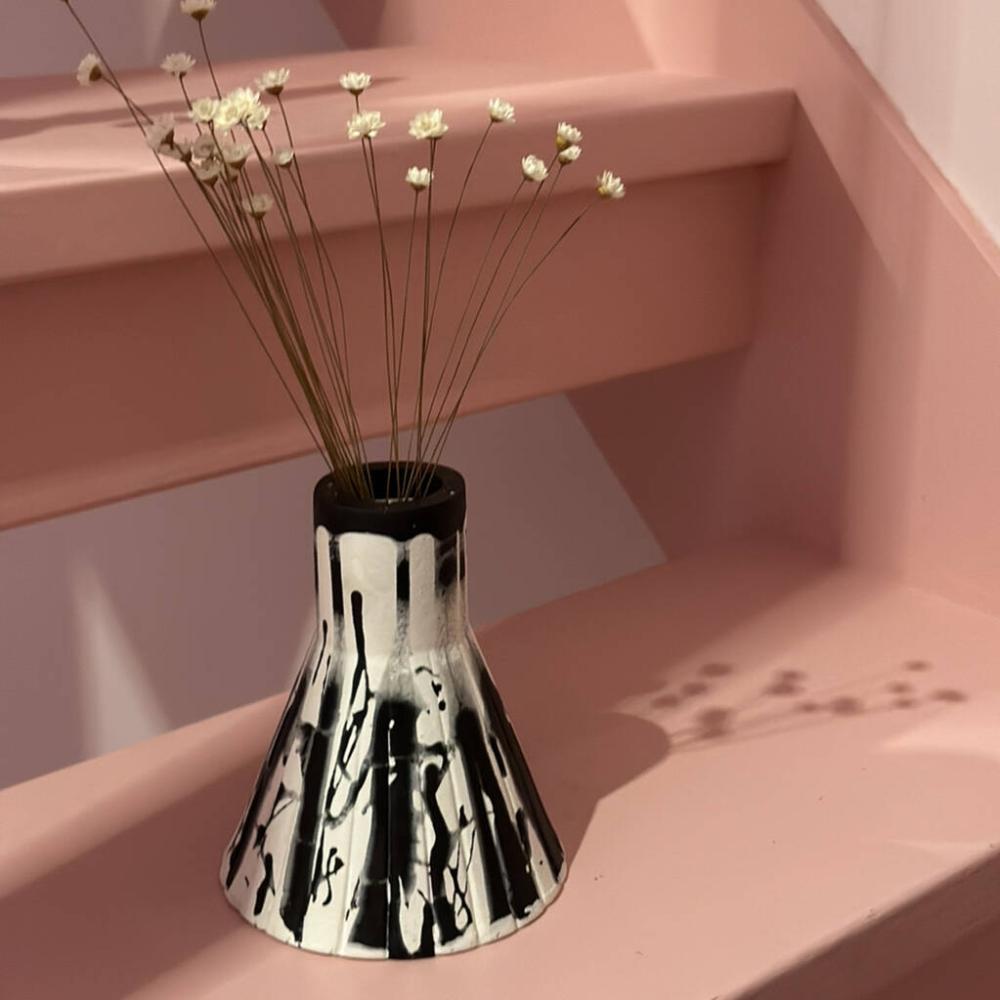 Graffiti Black And White Vase | Vases Home Accessories Vases