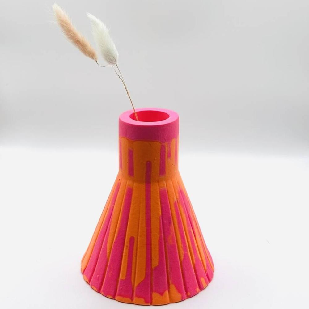 Graffiti Pink And Orange Vase | Vases Home Accessories Vases