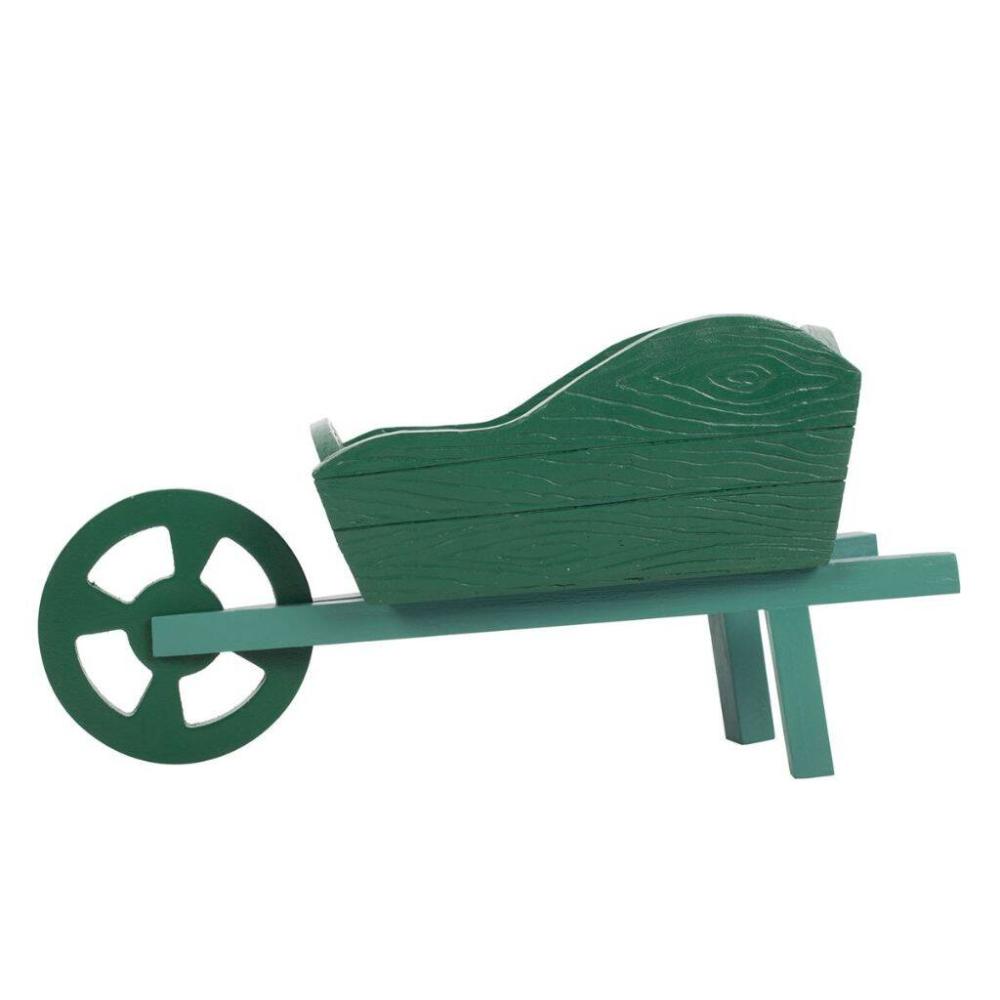 Green Resin Wheelbarrow Planter | Plant pots Home Accessories Plant pots