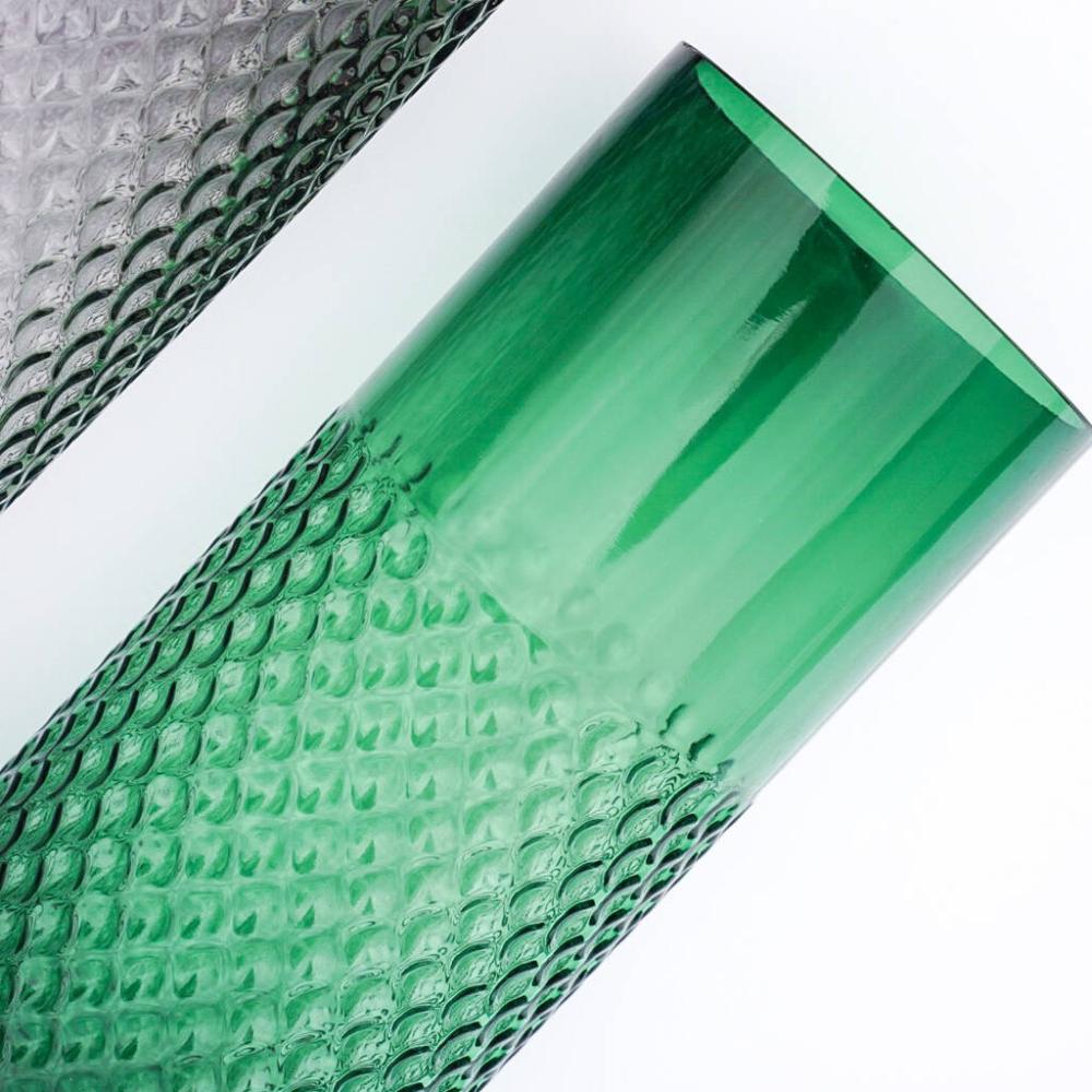 Green Textured Recycled Glass Vase | Vases Home Accessories Vases