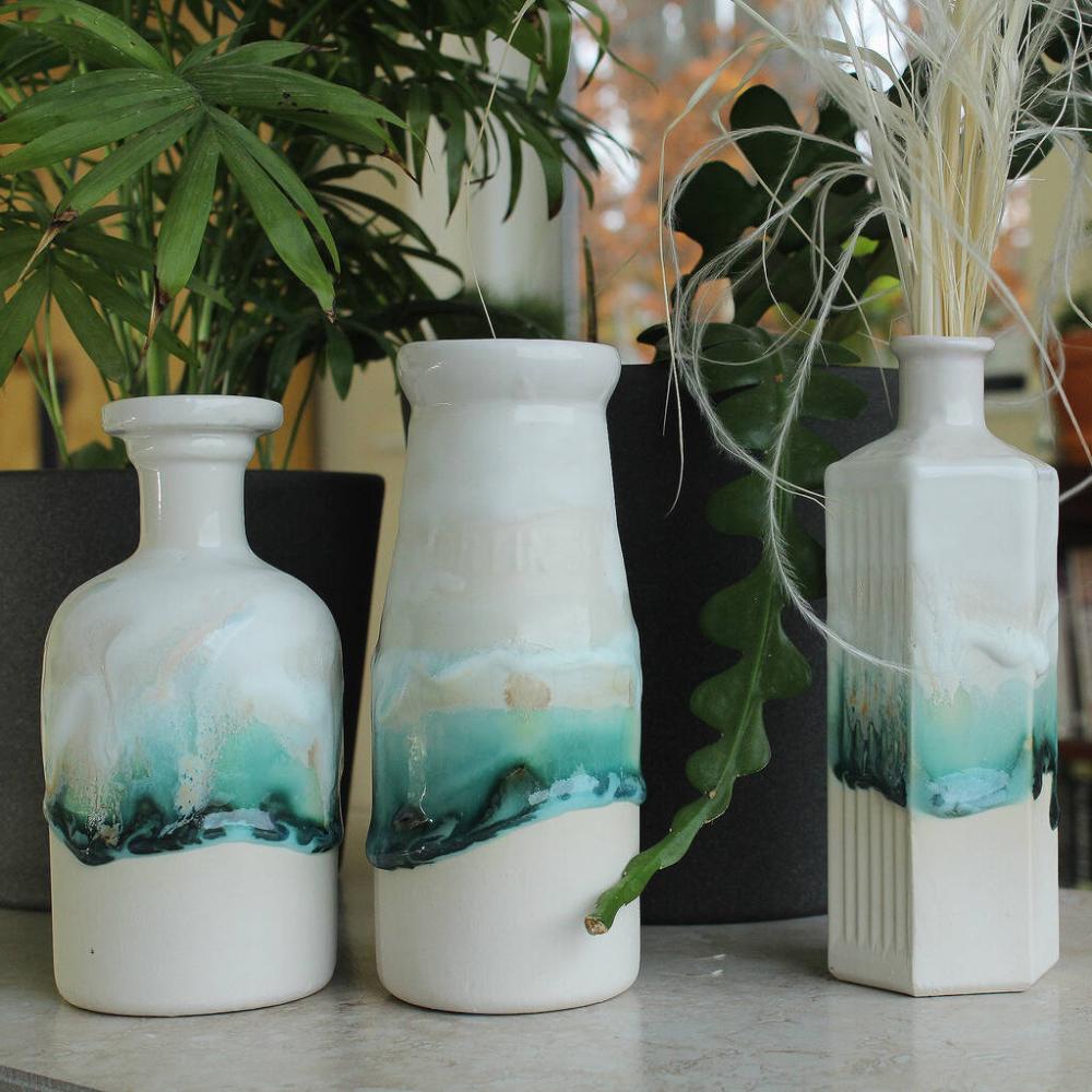 Handmade Ceramic Bottle Vases | Vases Home Accessories Vases