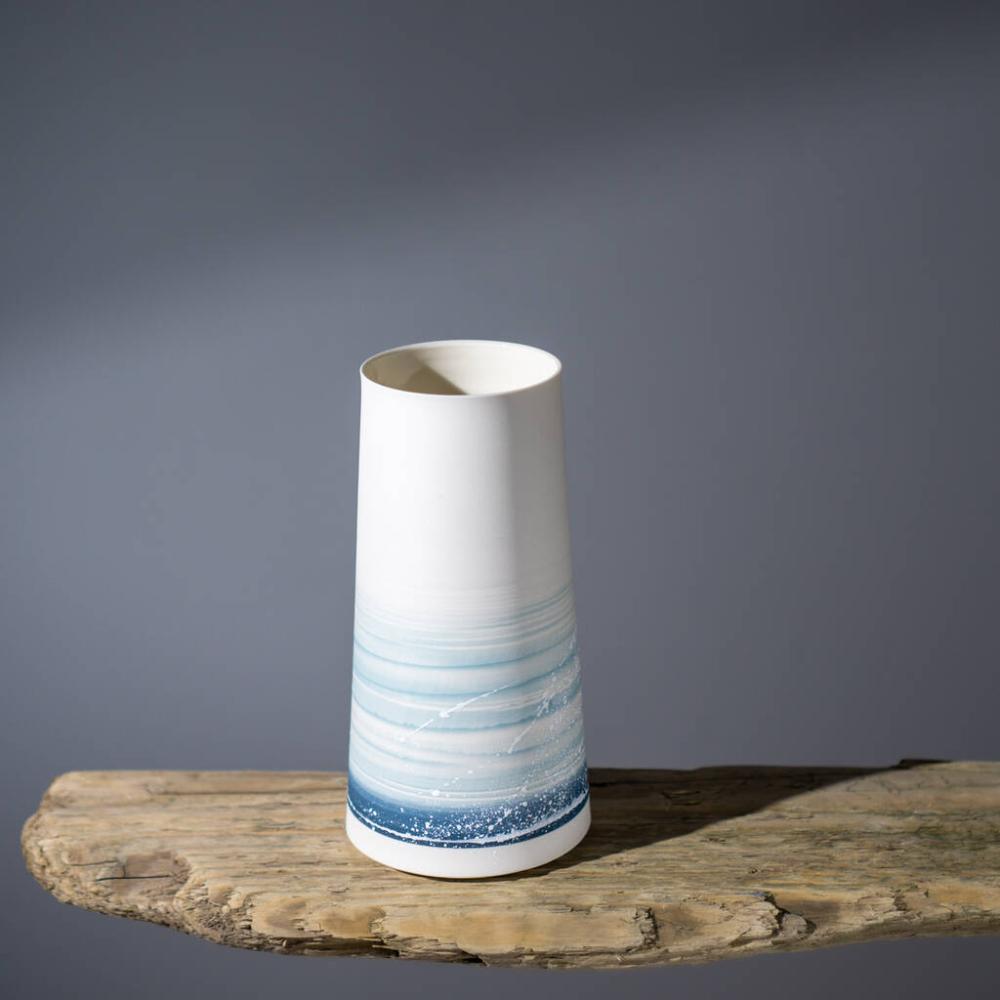 Handmade Porcelain Seascape Vase | Vases Home Accessories Vases