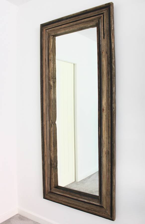 Harriot Multi Reclaimed Wood Layered Mirror Frame | Mirrors Home Accessories Mirrors