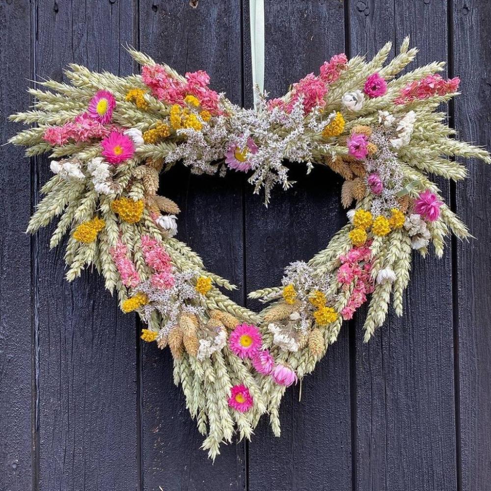 Heart Summer Wreath | Floral wreaths Floral wreaths Floral wreaths