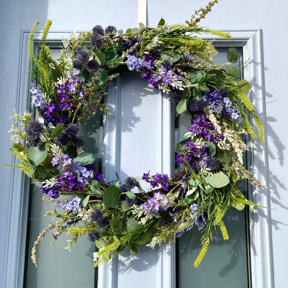 Large Lavender And Catmint Floral Wreath | Floral wreaths Floral wreaths Floral wreaths