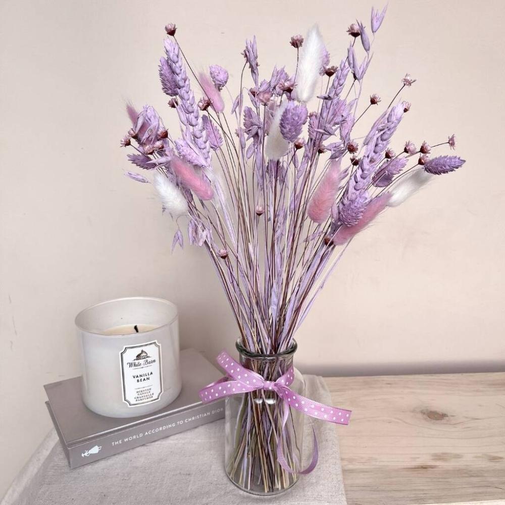 Lilac Dried Flower Arrangement With Vase | Dried flowers Dried flowers Dried flowers