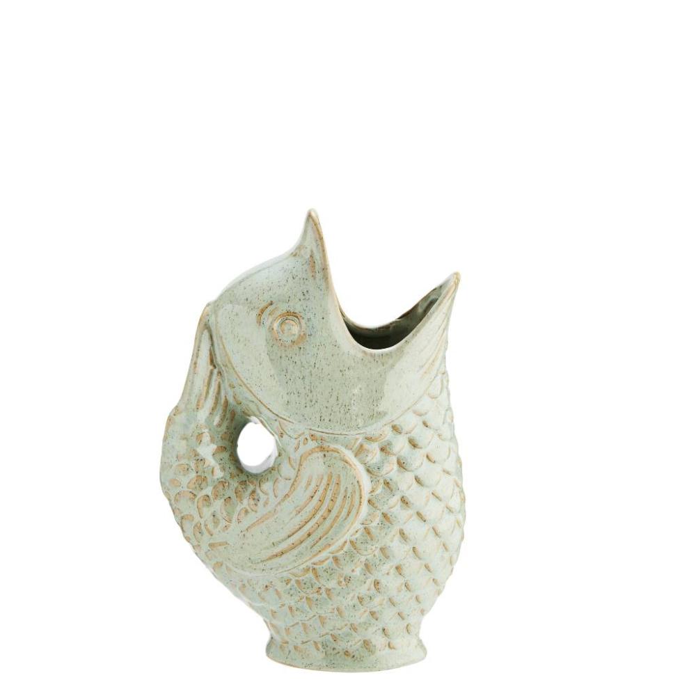 Madam Stoltz Stoneware Vase Fish | Vases Home Accessories Vases