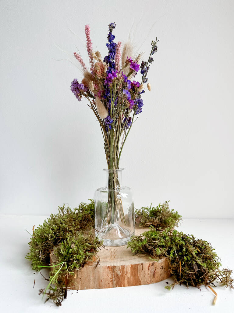 Mixed Berry Dried Flower Posey With Vase | Dried flowers Dried flowers Dried flowers