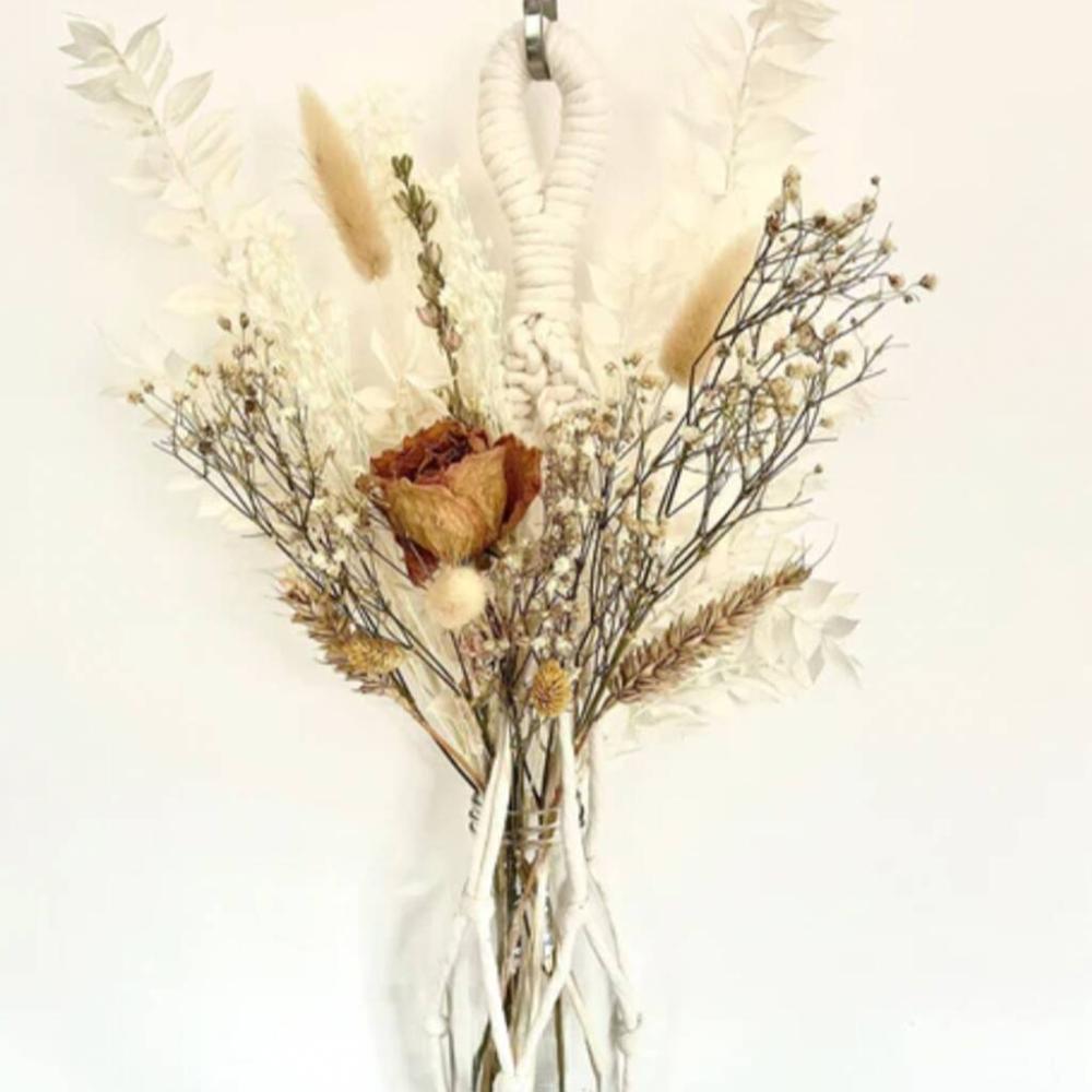 Natural Dried Flower And Macrame Hanger | Dried flowers Dried flowers Dried flowers