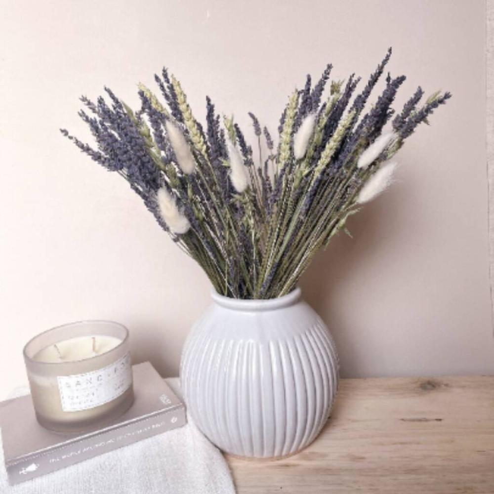 Natural Dried Lavender Arrangement With Vase | Dried flowers Dried flowers Dried flowers