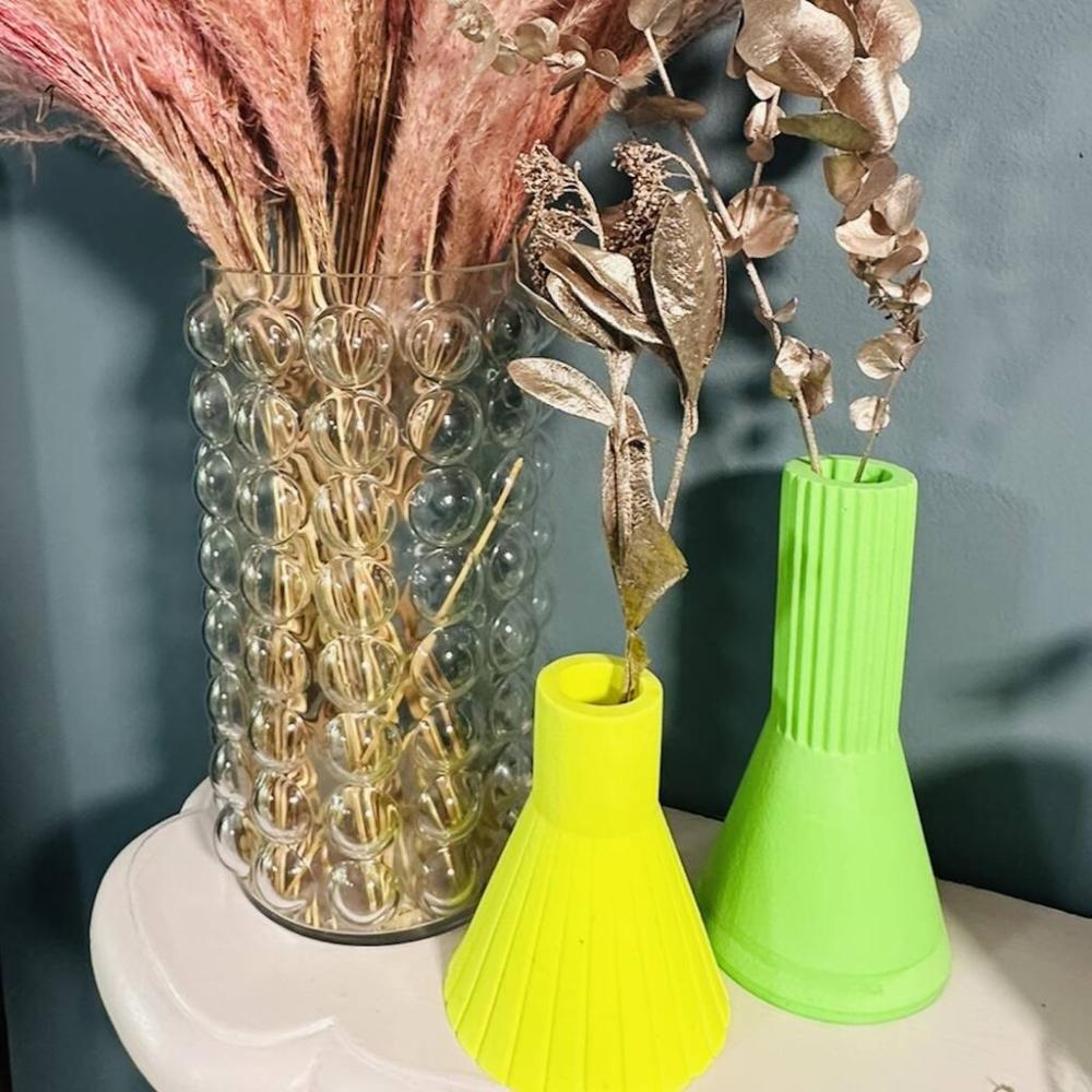 Neon Yellow Vase | Vases Home Accessories Vases