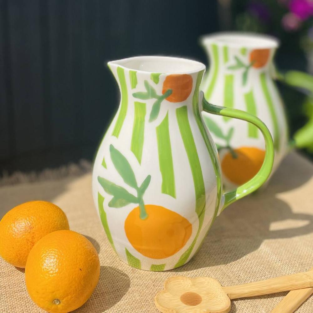 Orange Jug | Vases Home Accessories Vases