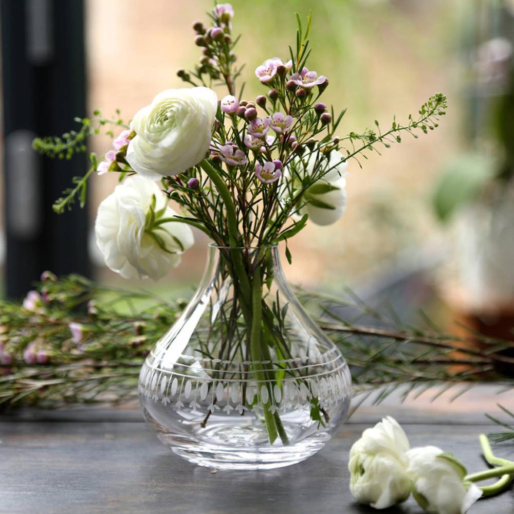 Ovals Design Small Crystal Vase | Vases Home Accessories Vases