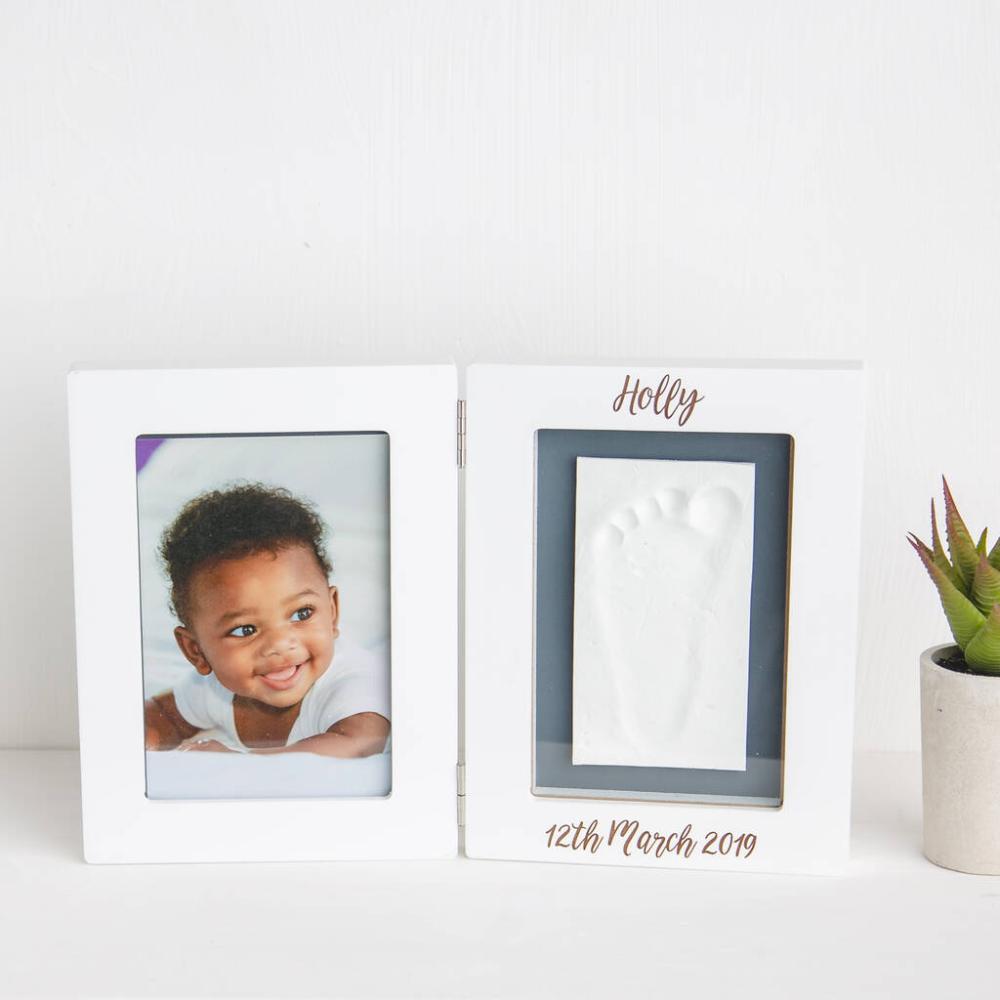 Personalised Baby Imprint Kit And Photo Frame | Picture frames Home Accessories Picture frames