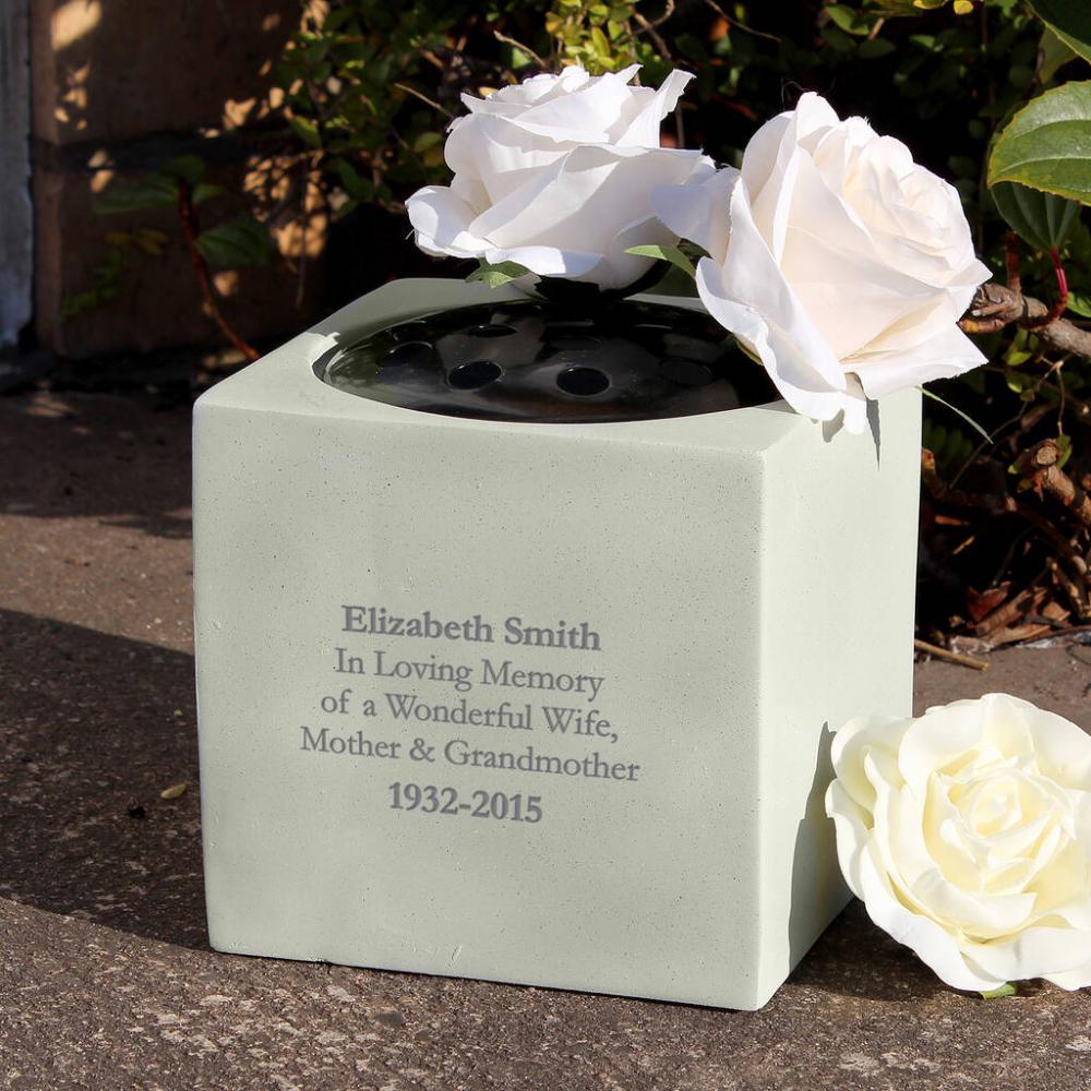 Personalised Graveside Flower Holder | Vases Home Accessories Vases