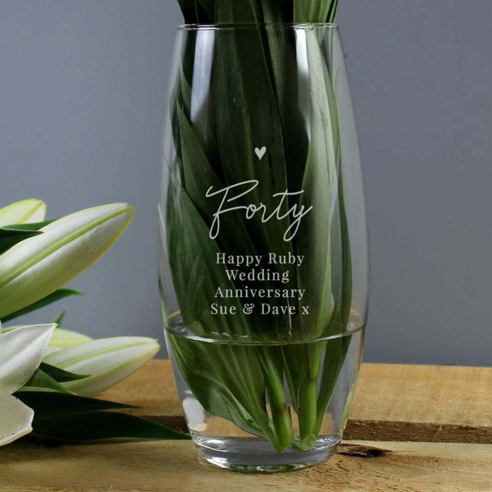 Personalised Milestone Age Vase | Vases Home Accessories Vases