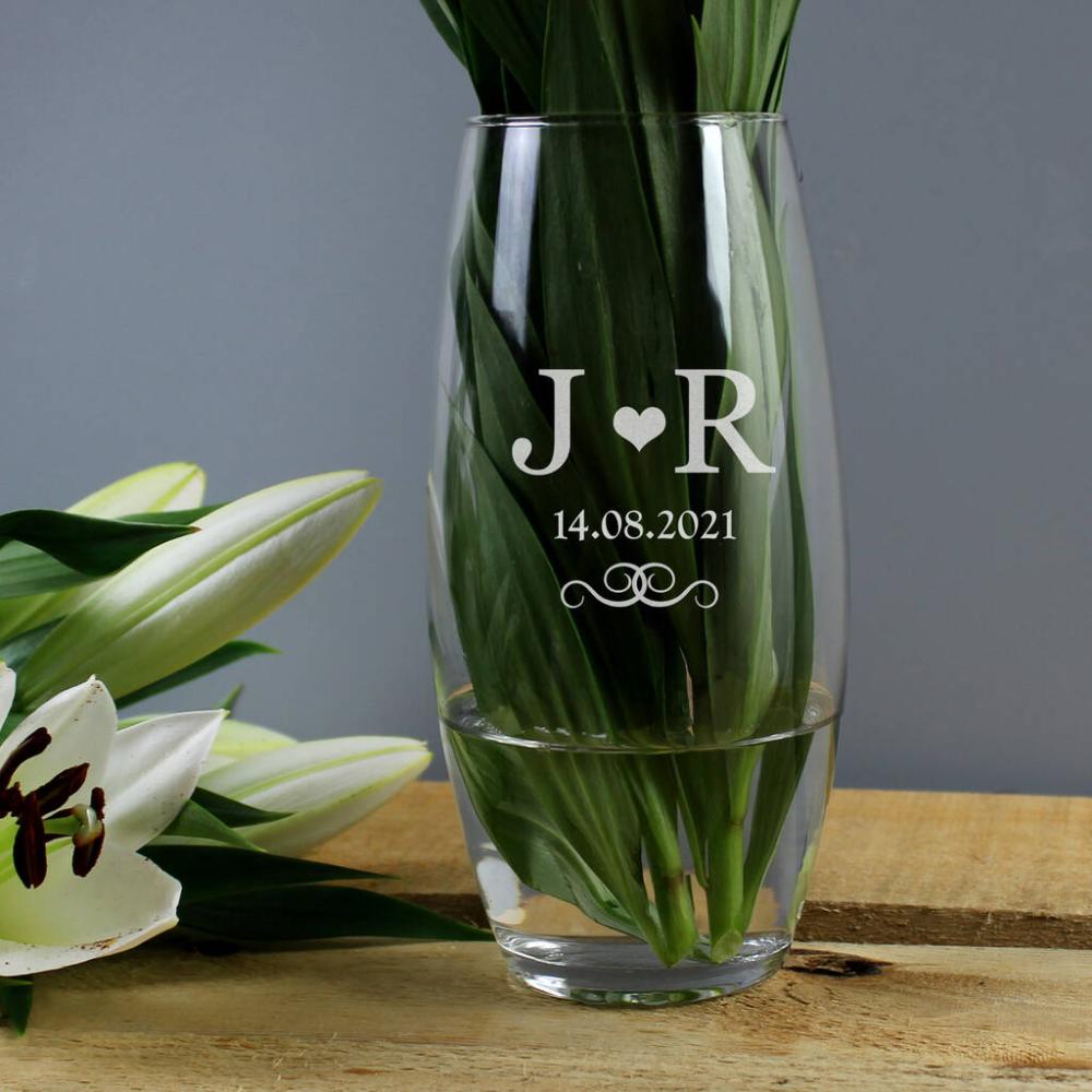 Personalised Monogram Bullet Vase | Vases Home Accessories Vases