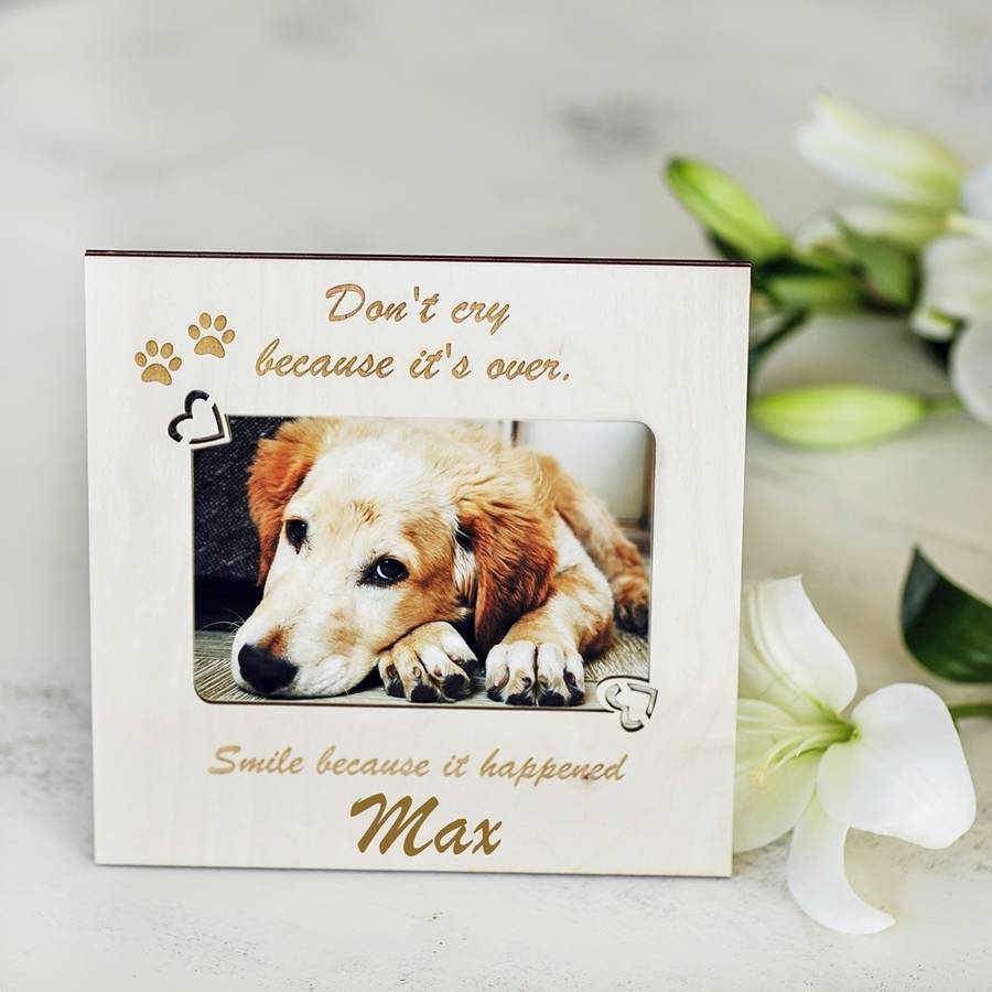 Pet Memorial Personalised Photo Frame | Picture frames Home Accessories Picture frames