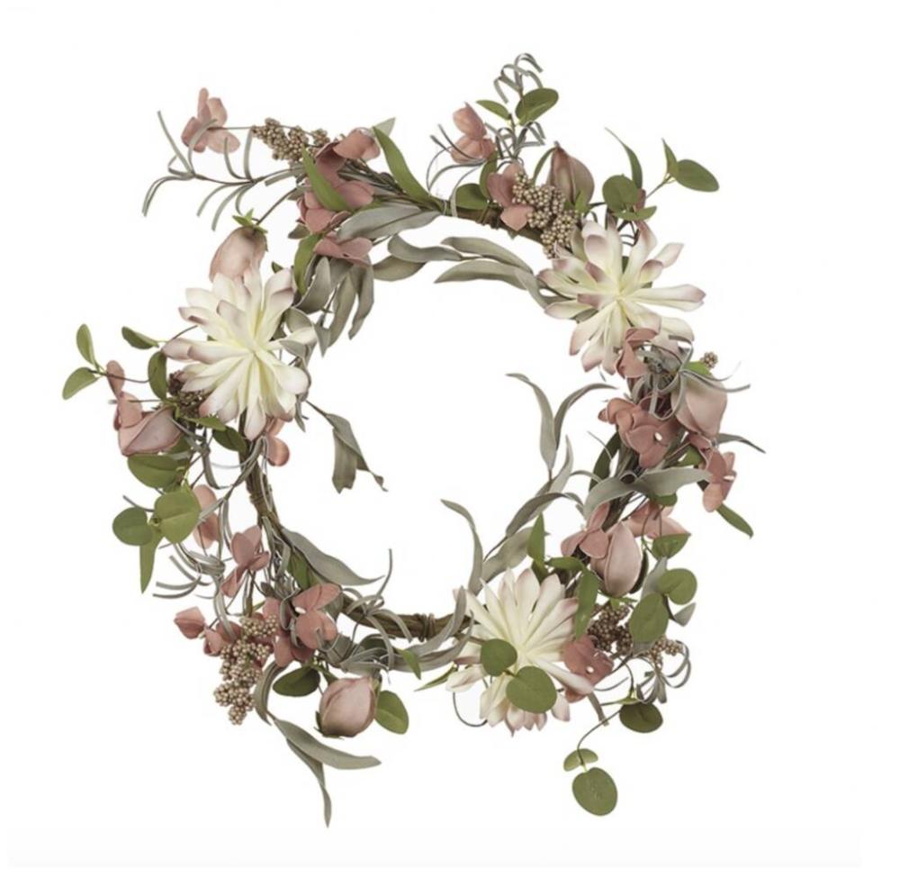 Pink And White Flower Wreath | Floral wreaths Floral wreaths Floral wreaths