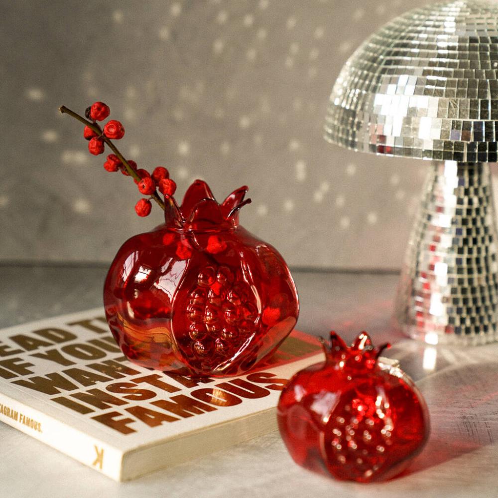 Pomegranate Glass Vase | Vases Home Accessories Vases