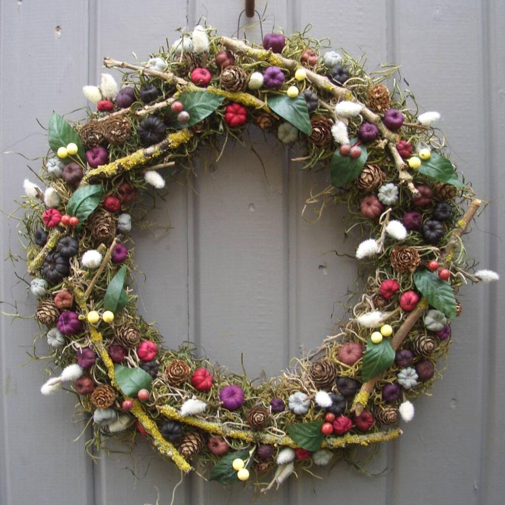 Putka Pod And Pussy Willow Wreath | Floral wreaths Floral wreaths Floral wreaths