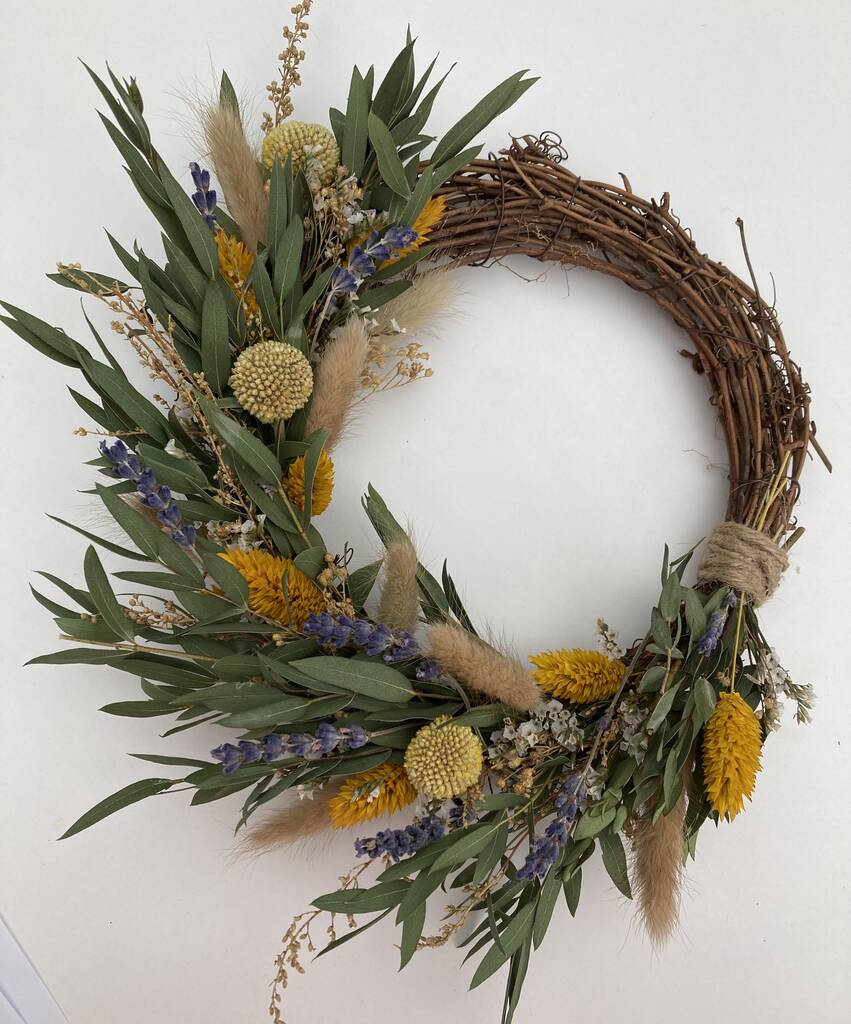 Small Dried Flowers Spring Wreath | Floral wreaths Floral wreaths Floral wreaths