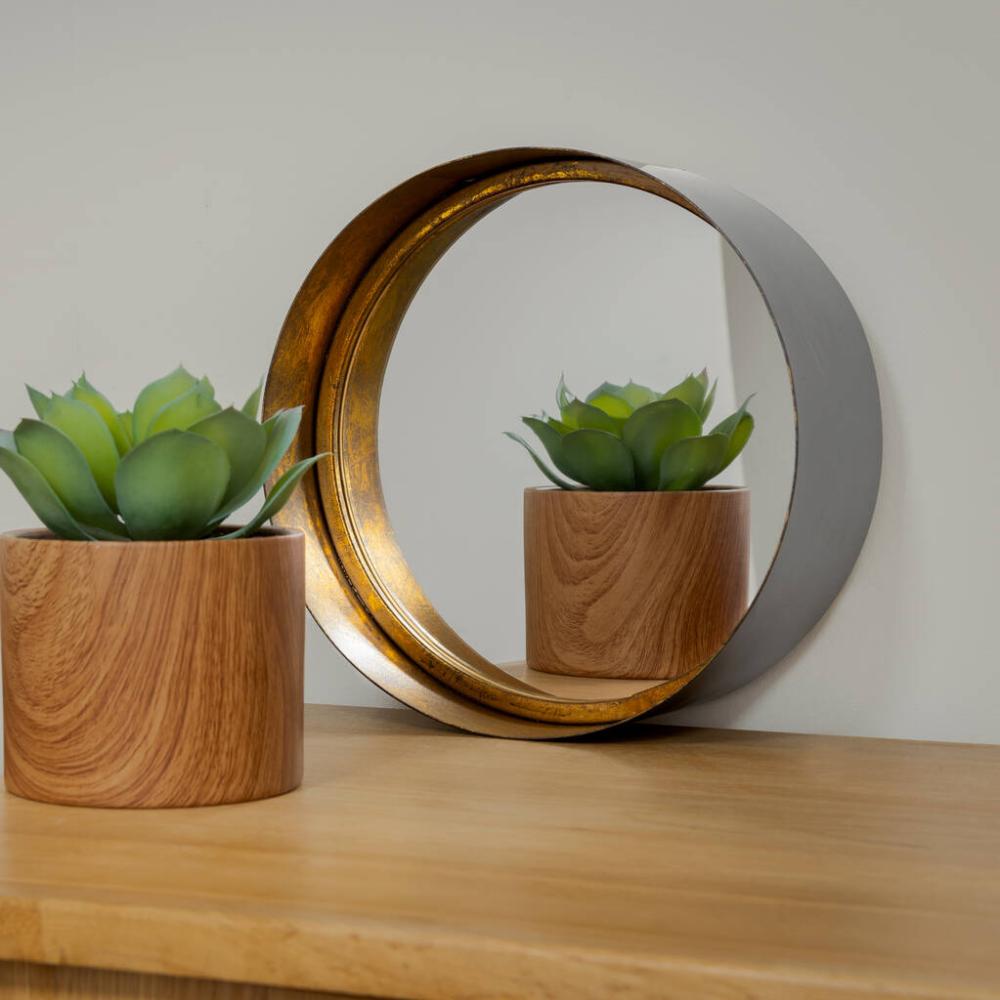 Small Round Black Cylinder Wall Mirror | Mirrors Home Accessories Mirrors