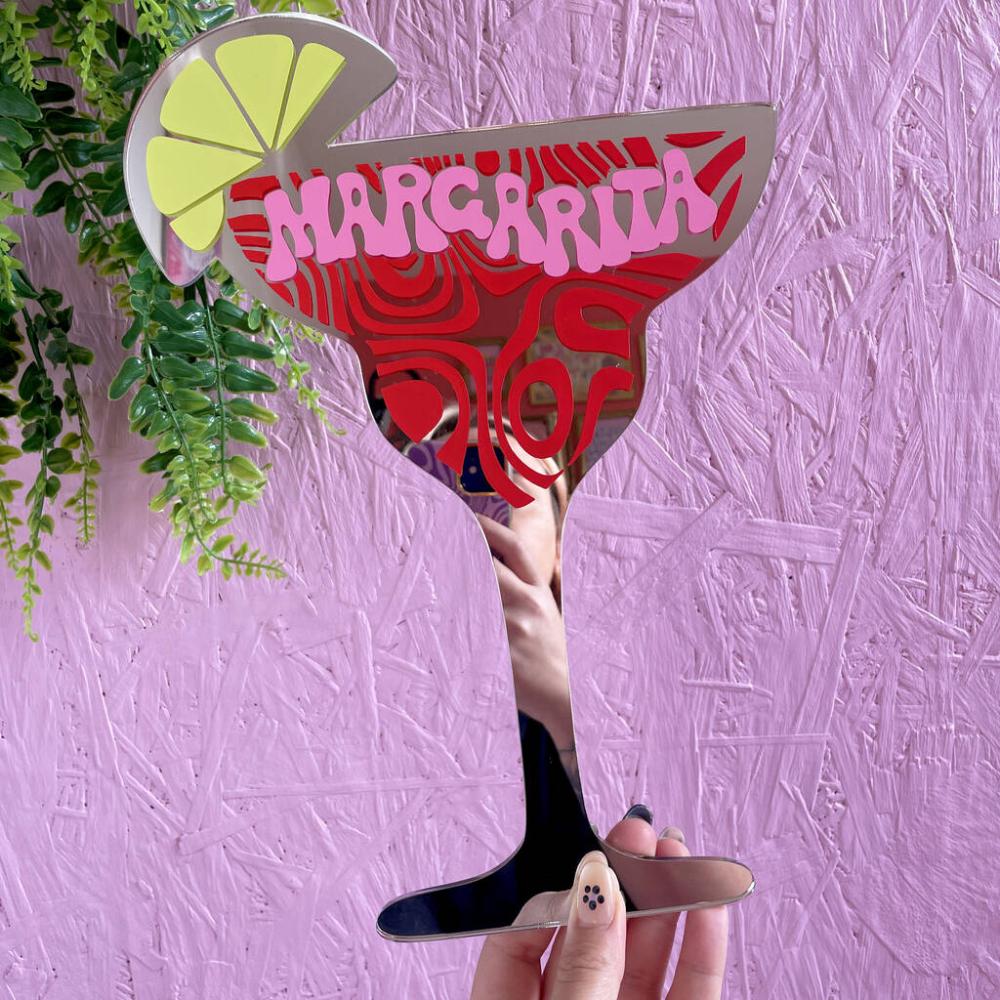 Strawberry Margarita Cocktail Mirror | Mirrors Home Accessories Mirrors