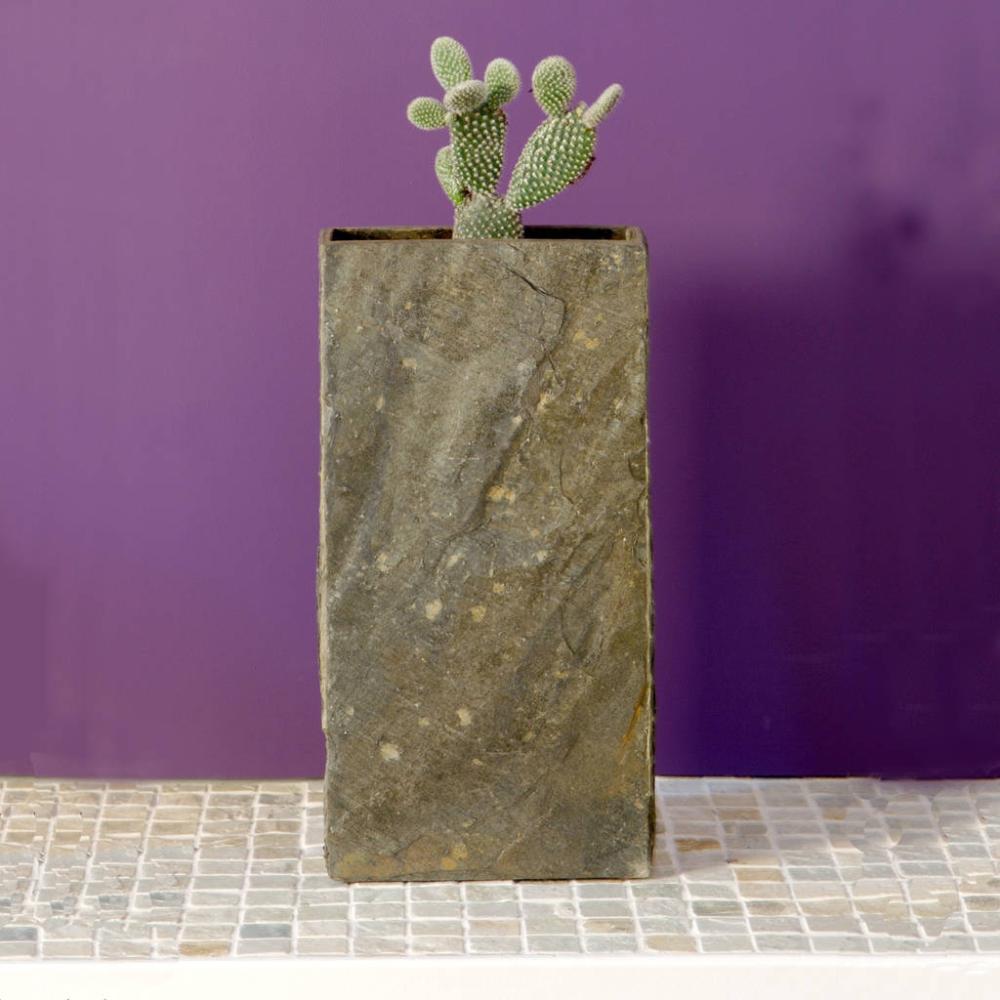 Surmi Tall Natural Slate Vase | Vases Home Accessories Vases