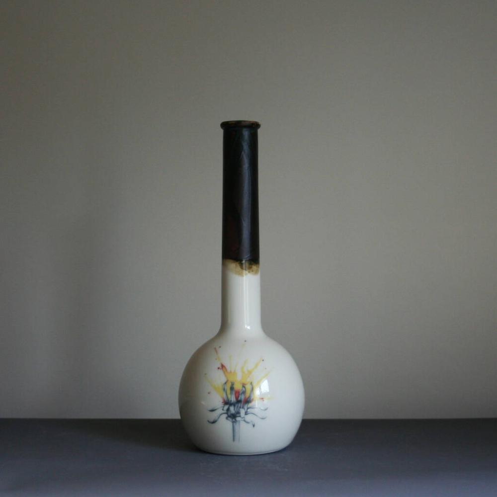 Tall Stem Ceramic Vase Dandelion | Vases Home Accessories Vases