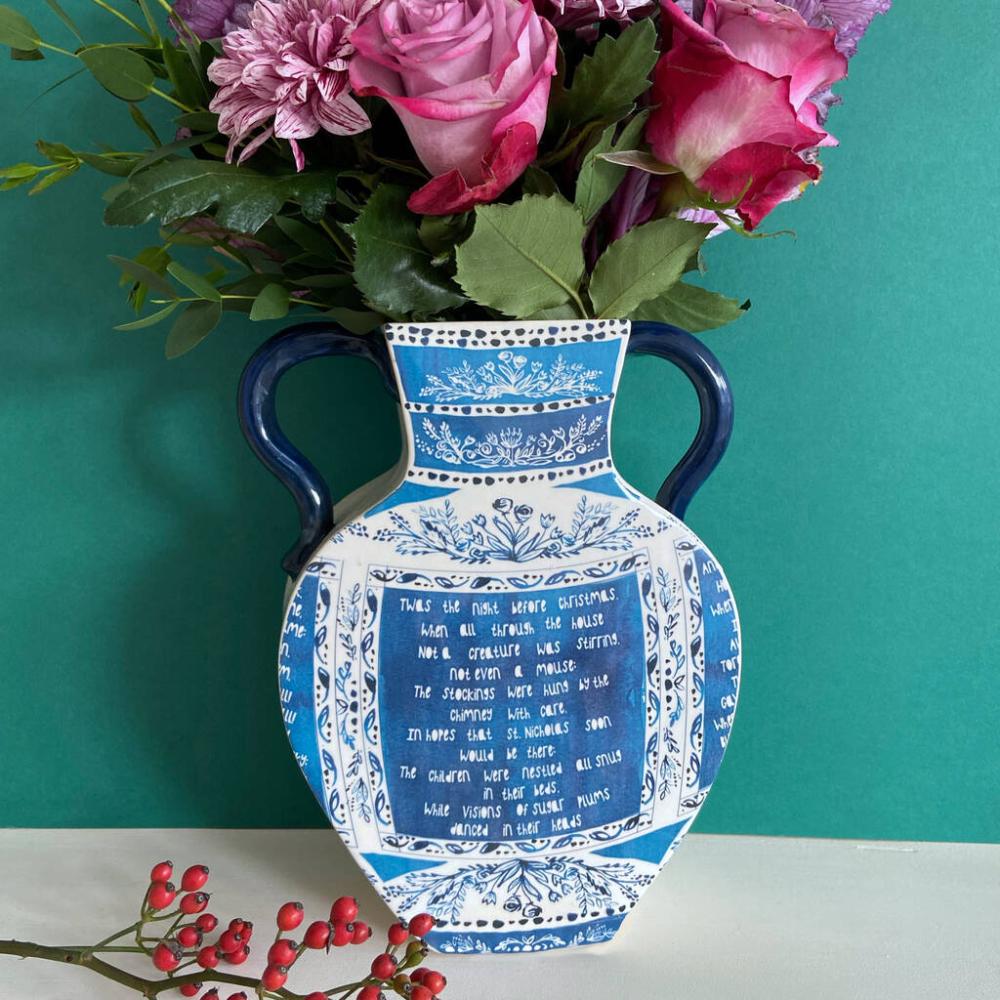 The Night Before Christmas Vase | Vases Home Accessories Vases