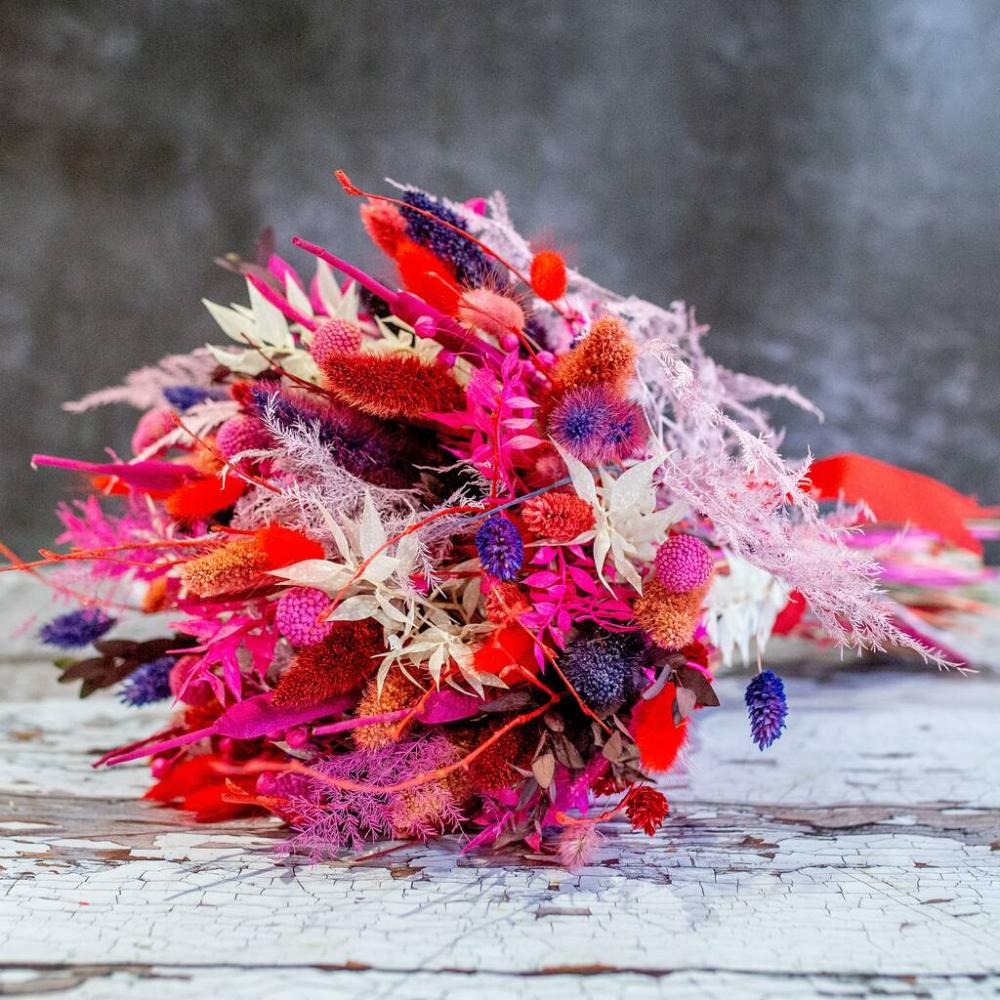 Valentine’s Large Dried Flower Bouquet. Red And Pink | Dried flowers Dried flowers Dried flowers