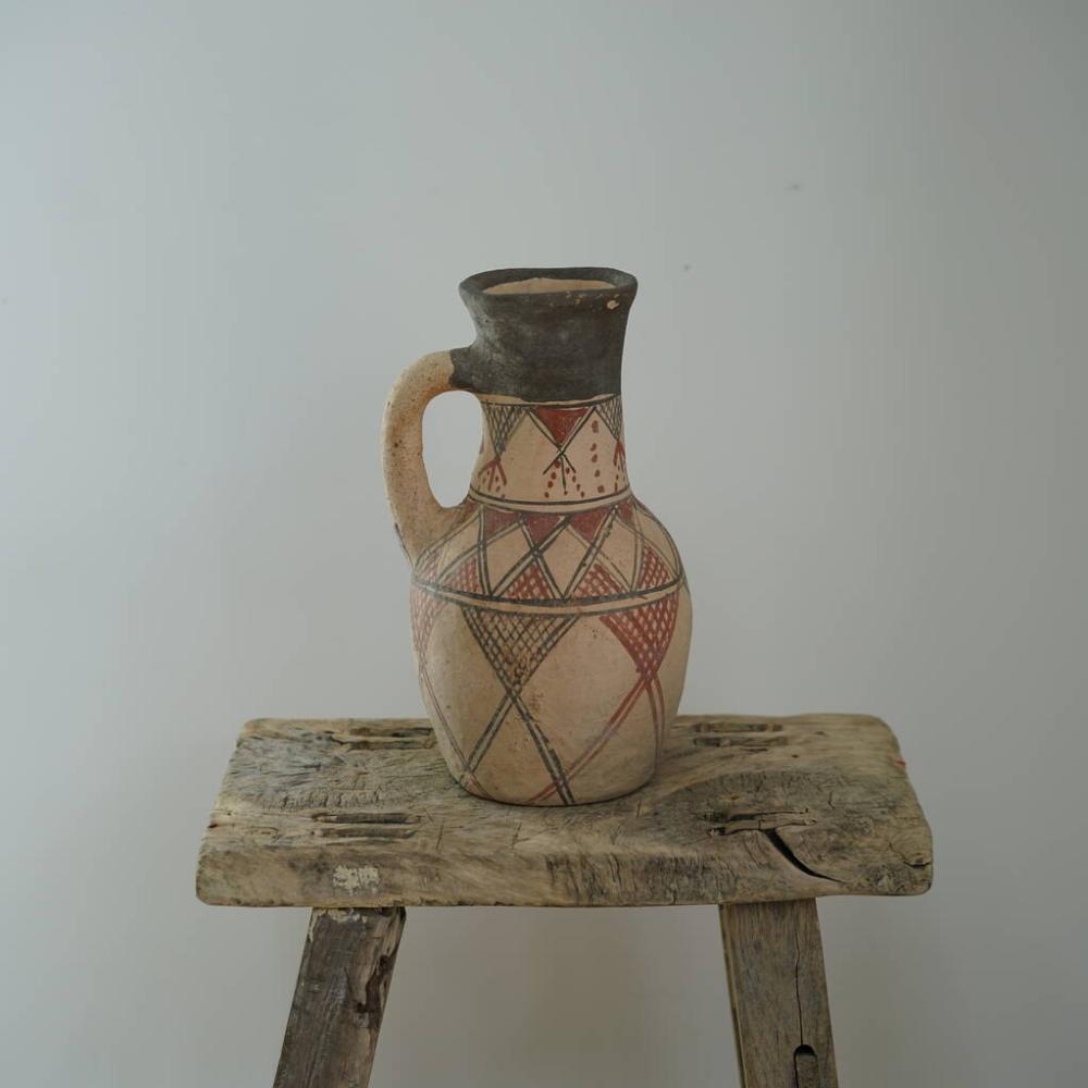 Vintage Moroccan Rif Pottery Vessel, Small D | Vases Home Accessories Vases