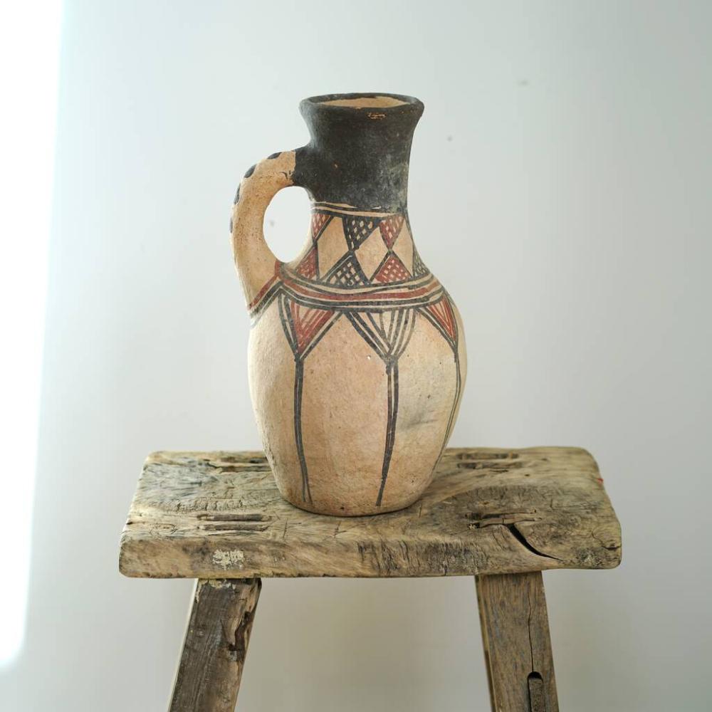 Vintage Moroccan Rif Pottery Vessel, Small F | Vases Home Accessories Vases