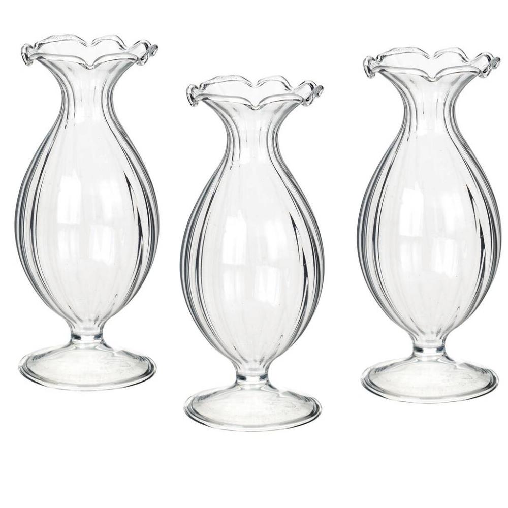 Fluted Bud Vase Set Of Three | Vases Home Accessories Vases