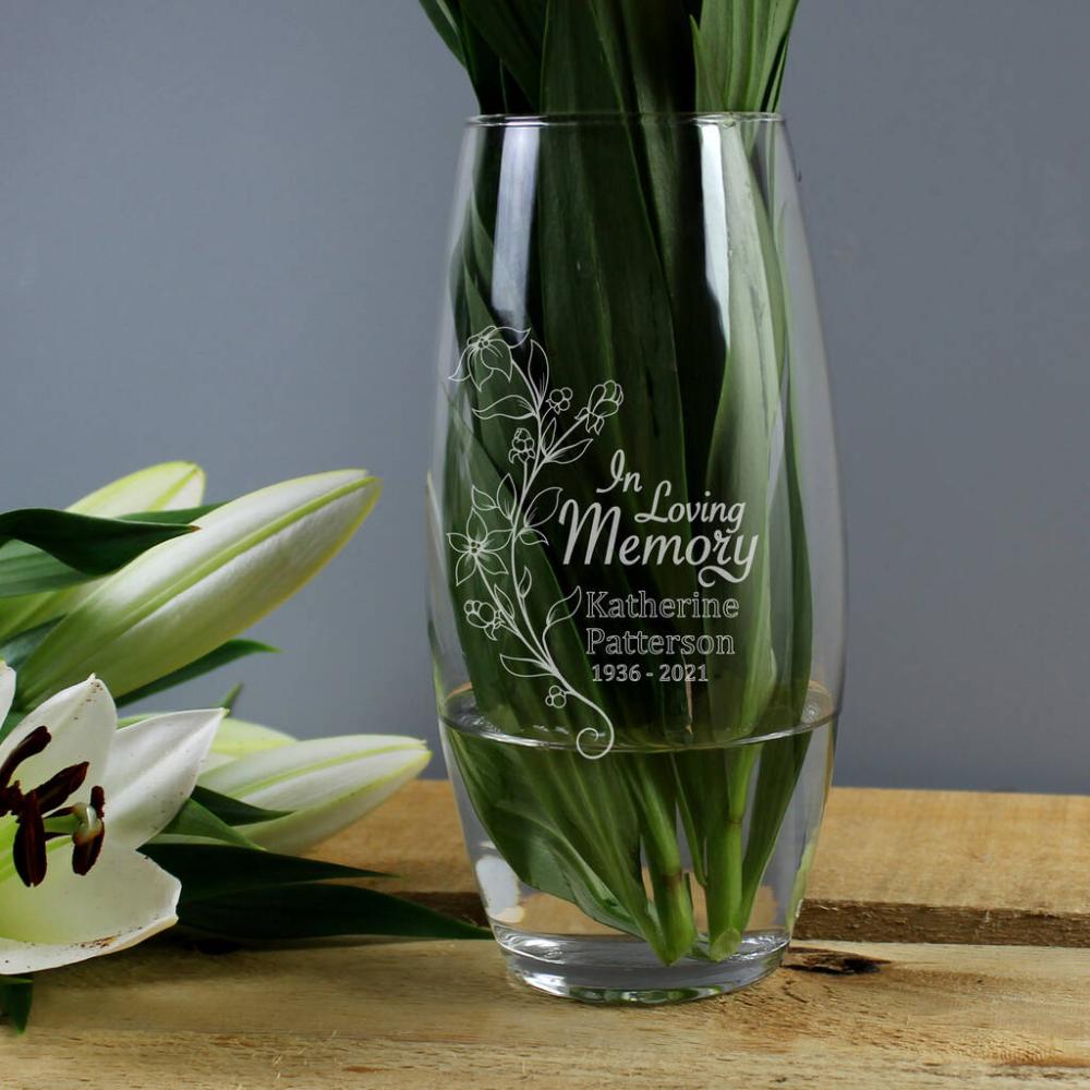 Personalised In Loving Memory Vase | Vases Home Accessories Vases