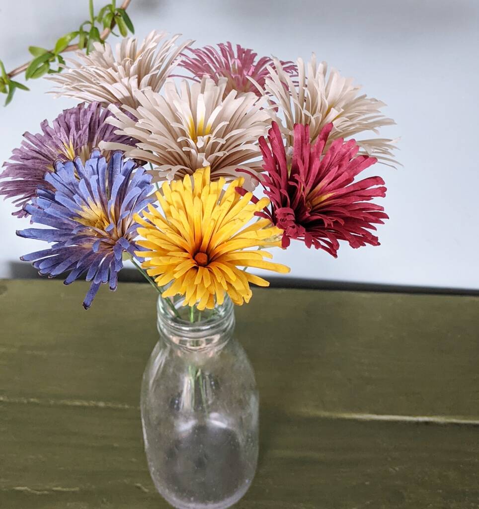 Cottage Garden Wooden Flower Bouquet | Dried flowers Dried flowers Dried flowers